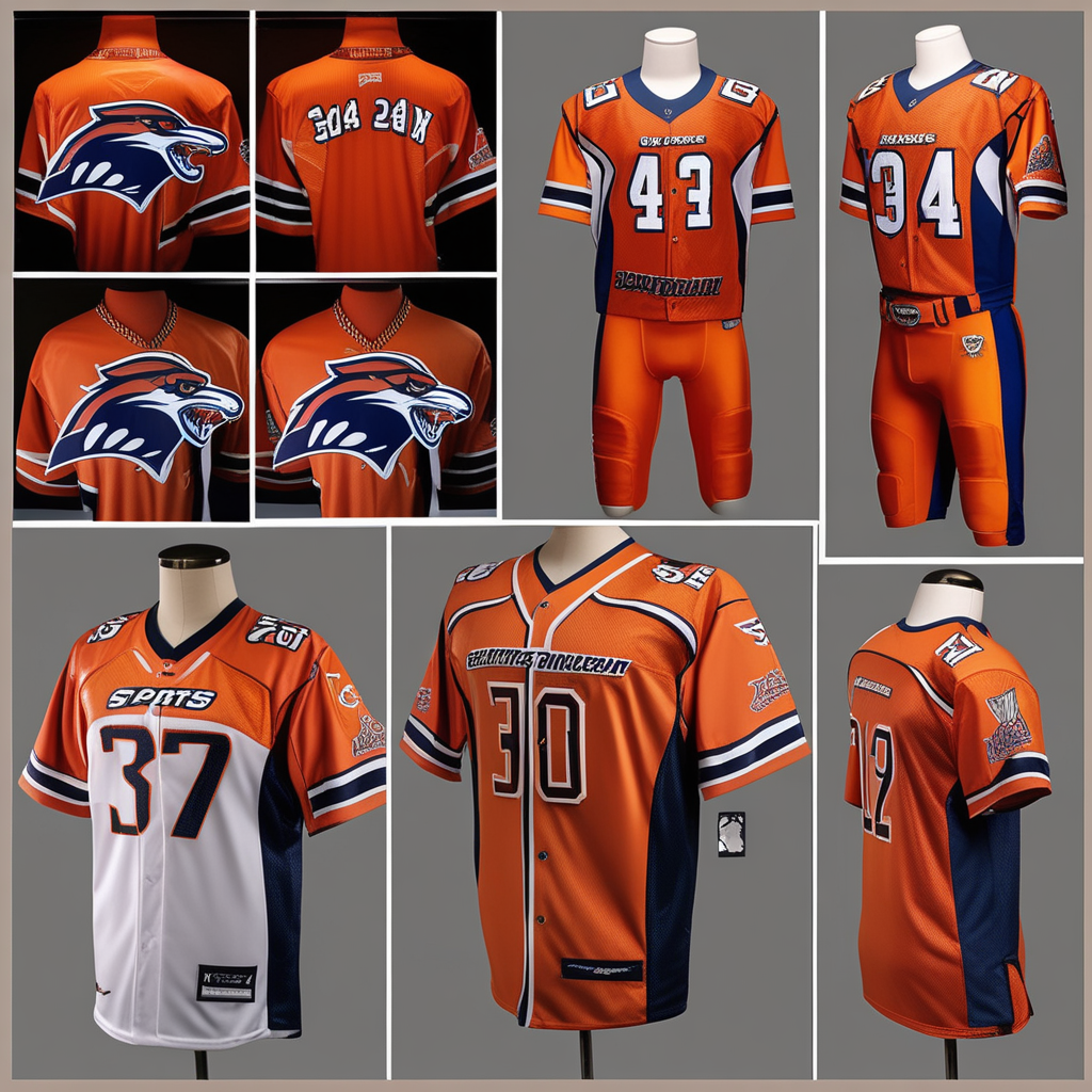 Custom sports team uniform collection with professional embroidery and branding